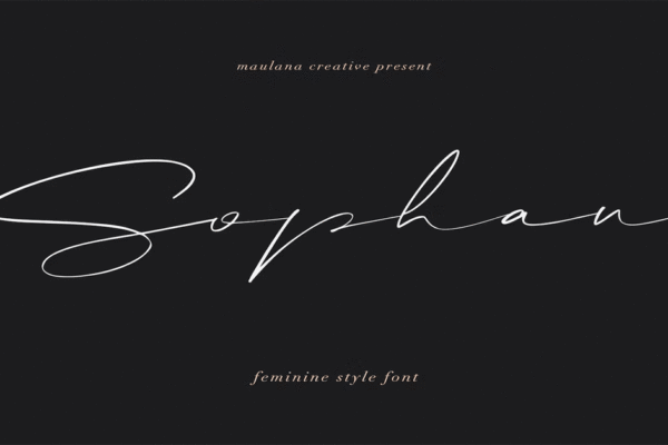 Sophan Calligraphy Font Download Premium Free
