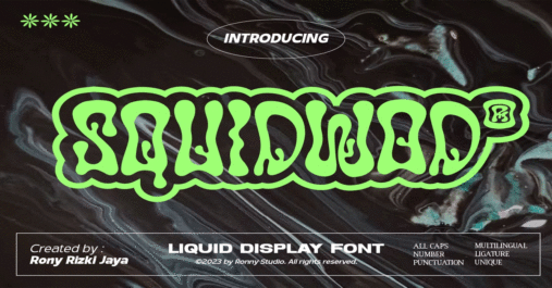 Squidwod Font Download Premium Free