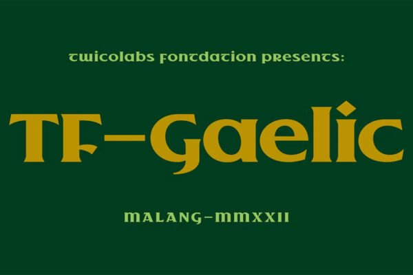 TF-Gaelic Celtic Premium Free Font