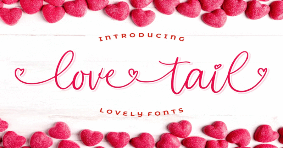 Love Tail Font Download Premium Free