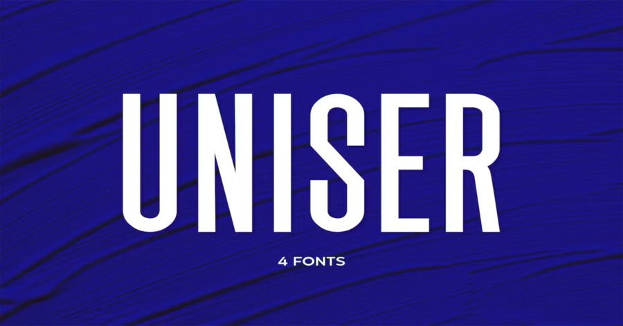 Uniser - Condensed Sans Download Premium Free Font