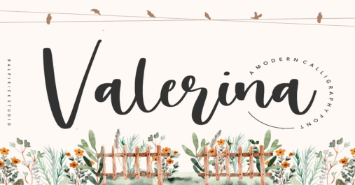 Valerina Font Download Premium Free