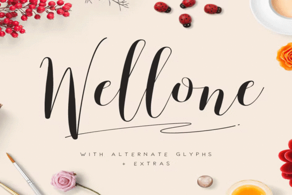 Wellone Font Download Premium Free