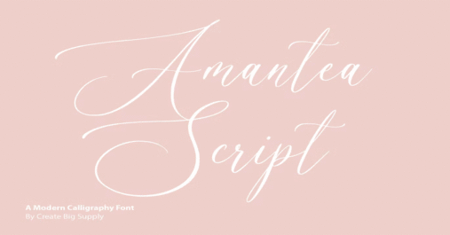 Amantea Script Download Premium Free Font