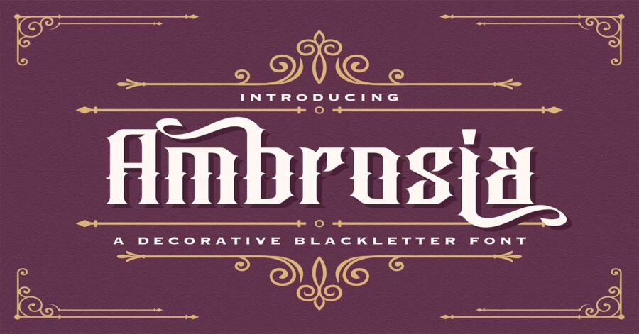 Ambrosia Medieval Download Premium Free Font