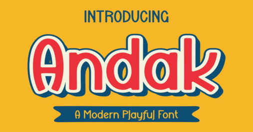 Andak Font Download Premium Free