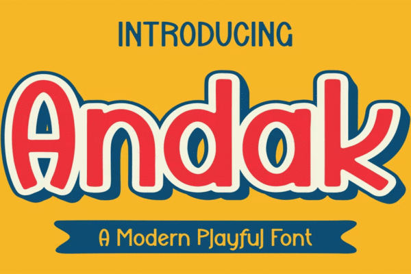 Andak Font Download Premium Free