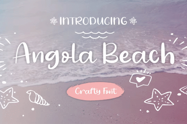 Angola Beach Premium Free Font Download
