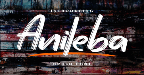 Anileba Brush Premium Free Font Download