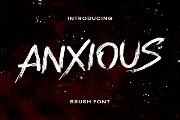 Anxious Brush Premium Free Font Download