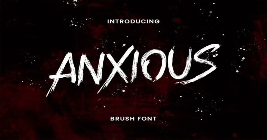 Anxious Brush Premium Free Font Download