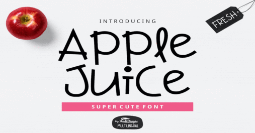 Apple Juice Font Download Premium Free