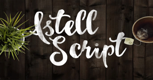 Astel Script Typeface Download Free Font