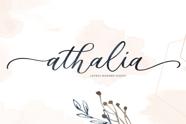 Athalia Premium Free Font Download