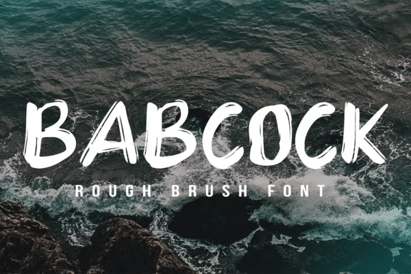 Babbock Brush Premium Free Font Download
