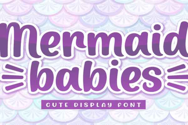 Mermaid Babies Free Font Download