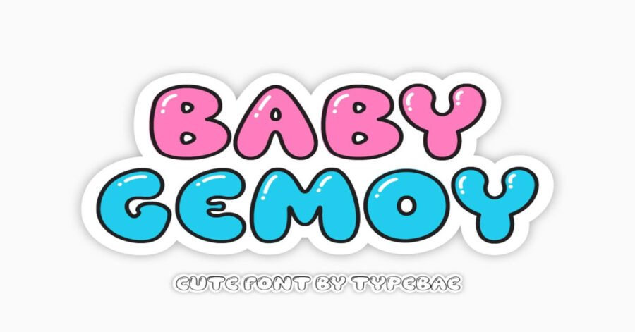 Baby Gemoy Bubbly Premium Free Font
