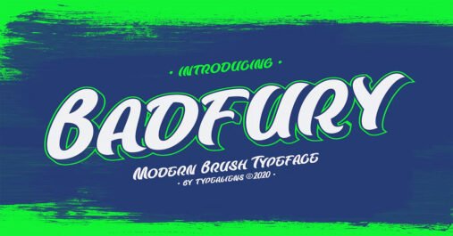 Badfury Flyer Premium Free Font