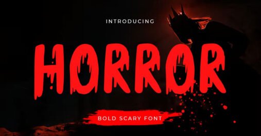 Horror Bold Spooky Premium Free Font