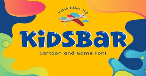 Kidsbar Fun Cartoon Premium Free Font