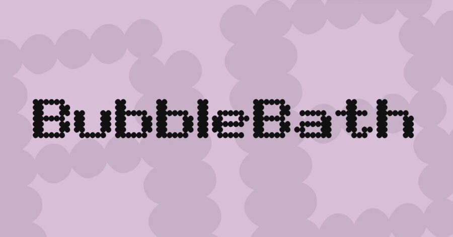 Bubblebath Bubbly Premium Free Font