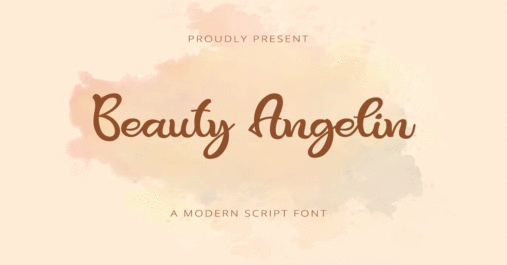 Beauty Angelin Script Premium Free Font