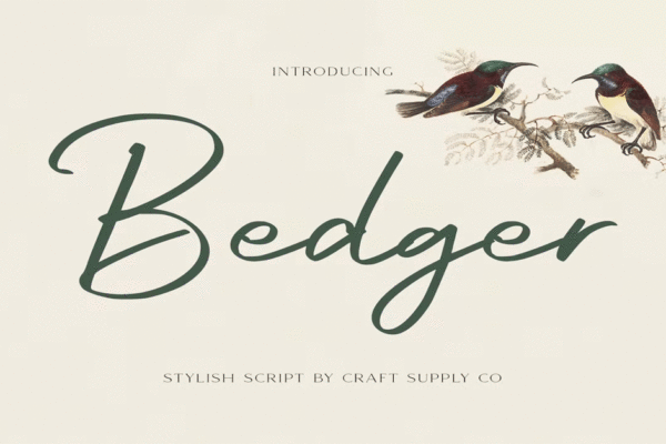 Bedger Premium Free Font Download
