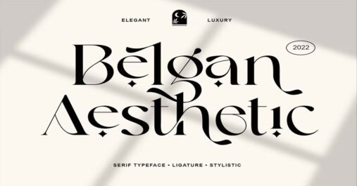 Belgian Aesthetic Premium Free Font