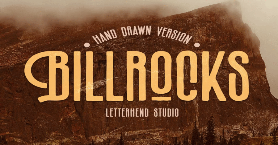 Billrocks - Hand Drawn Version Download Free Font