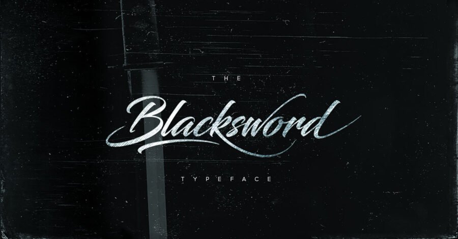 Blacksword Cursive Download Premium Free Font
