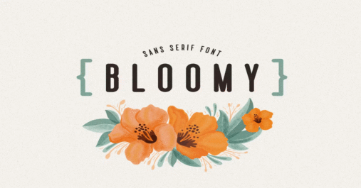 Bloomy Sans Serif Premium Free Font