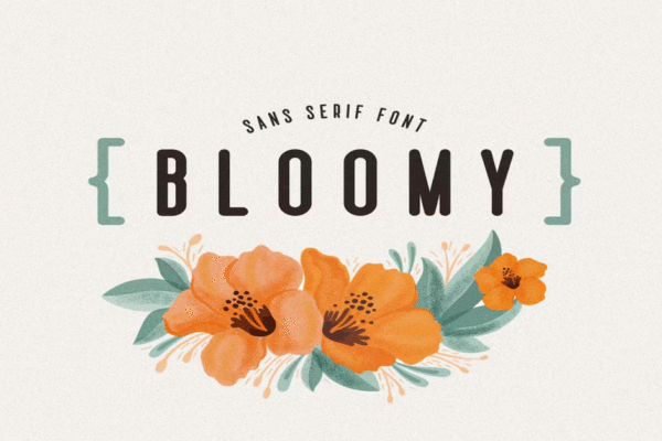 Bloomy Sans Serif Premium Free Font