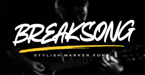 Breaksong Premium Free Font Download