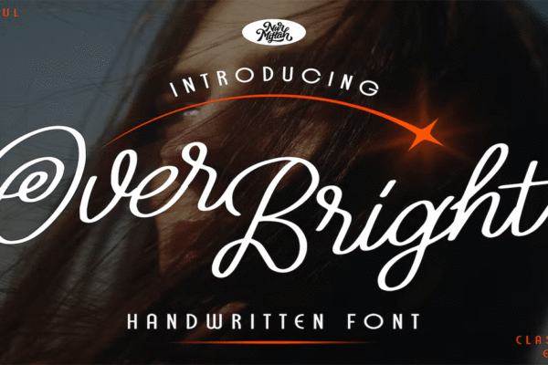 Over Bright Neon Premium Font