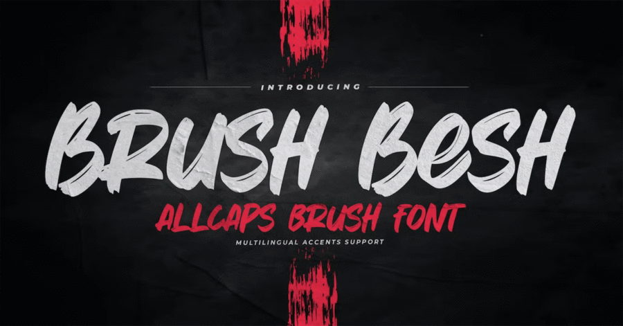 Brush Besh Premium Free Font Download