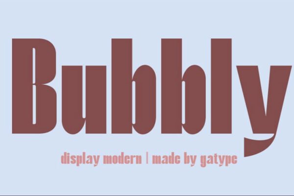 Bubbly Premium Free Font