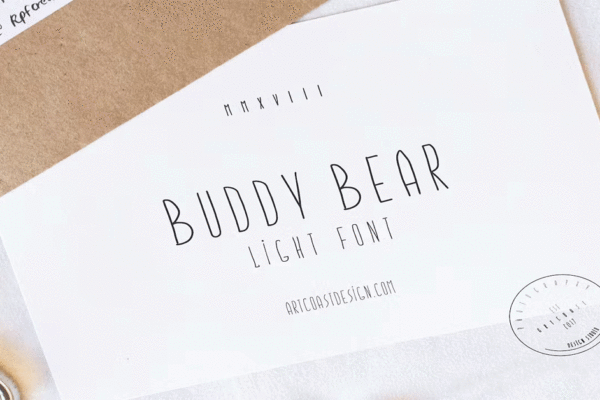Buddy Bear Quotes, Headings, Download Free Font