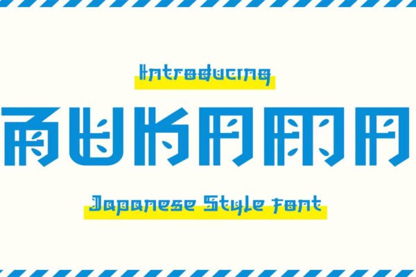 Bukama Faux Japanese Premium Font