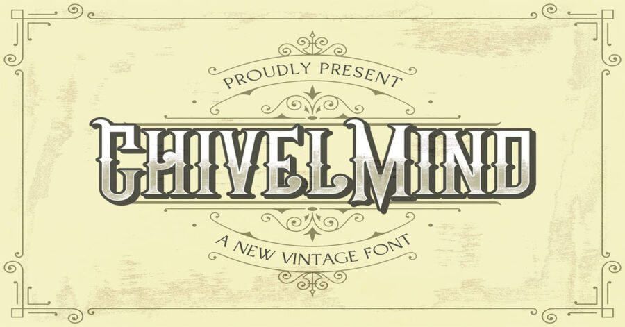 Chivel Mind Tattoo Premium Free Font