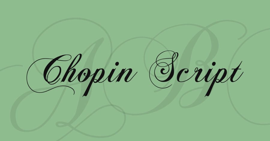 Chopin Script Tattoo Download Premium Free Font