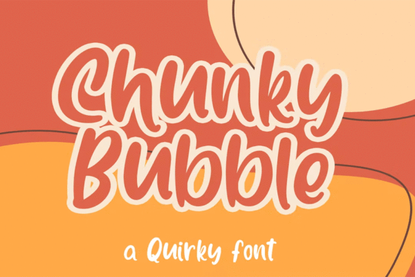 Chunky Bubble Font Download Premium Free