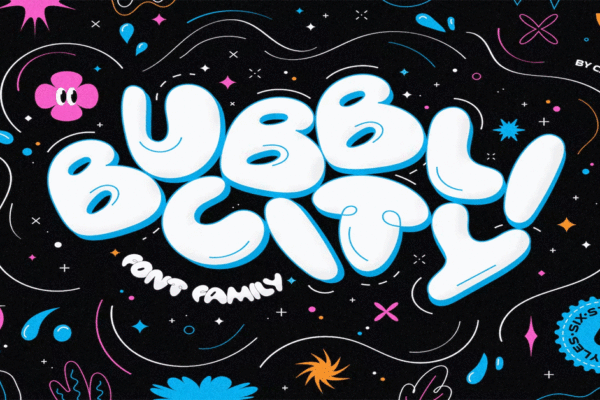 Bubblicity Font Download Premium Free