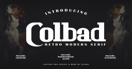 Colbad Retro Modern Premium Font