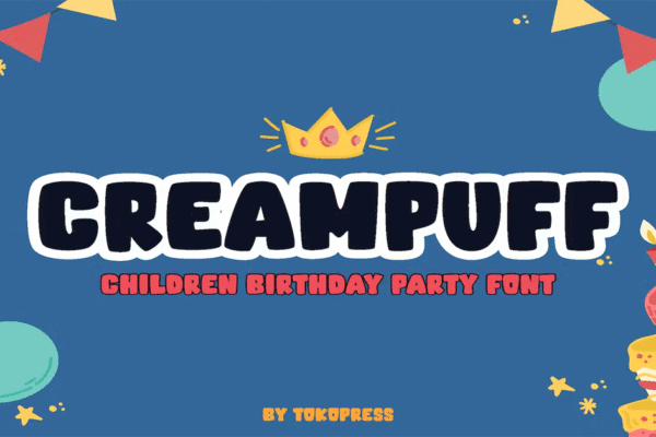 Creampuff - Kids Download Free Font