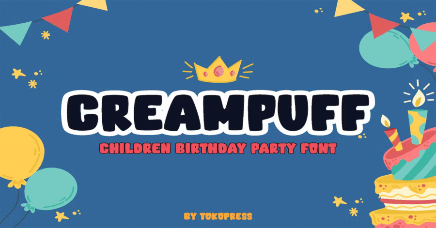 Creampuff - Kids Download Free Font