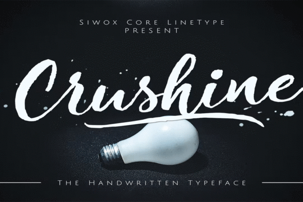 Crushine Wet Brush Premium Free Font