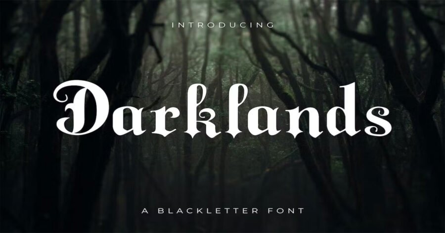 Darklands Blackletter Celtic Premium Free Font