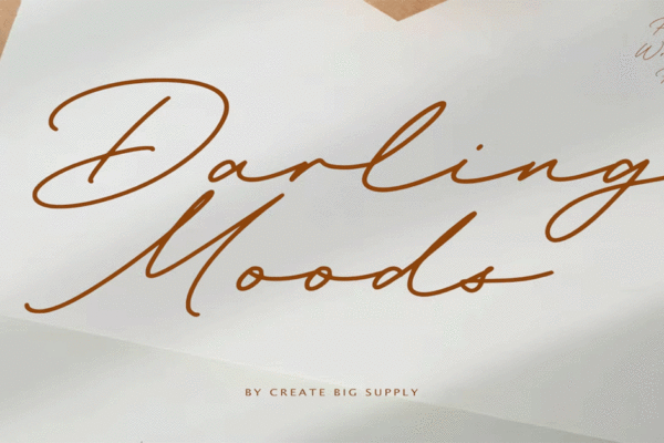 Darling Moods Premium Free Font Download