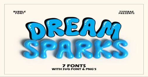 Dream Sparks Bubbly Premium Free Font