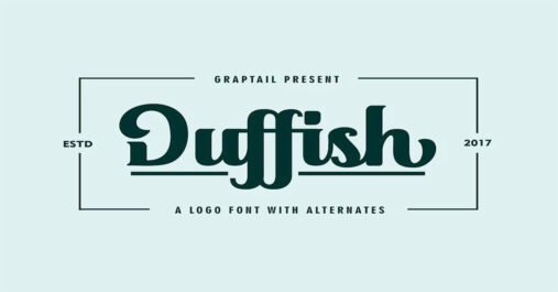 Duffish Logo Premium Free Font